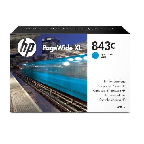 HP INC HP 843C 400-ML CYAN INK CARTRIDGE
